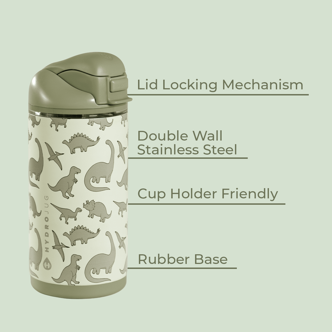 HydroJug Dinosaur 14oz Ease2o Water Bottles HydroJug