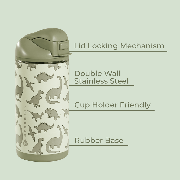 HydroJug Dinosaur 14oz Ease2o Water Bottles HydroJug