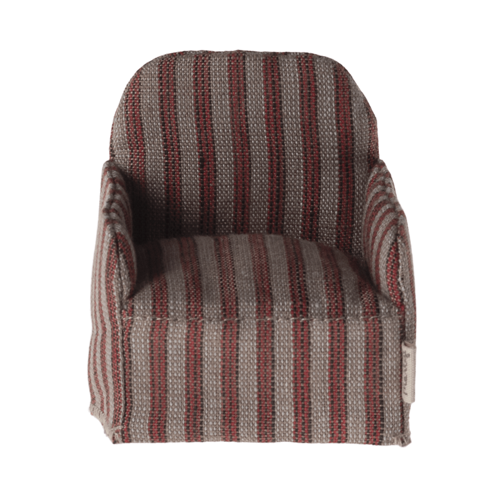 Maileg Chair, Mouse - Stripe Mouse House furniture Maileg
