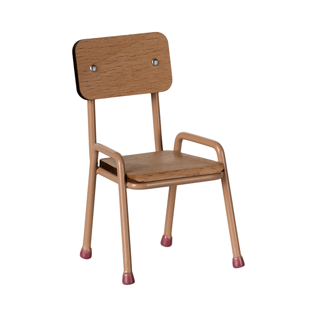 Maileg Chair, Mouse - Dark Powder Mouse House furniture Maileg