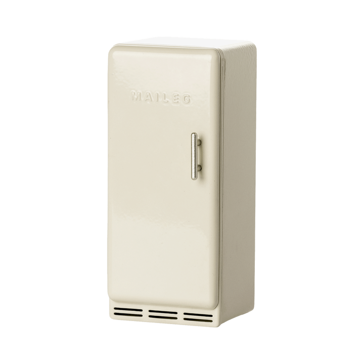Maileg Metal Fridge, Mouse - Off white Mouse House furniture Maileg