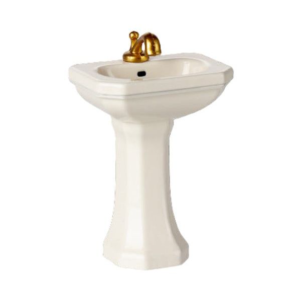 Maileg Bathroom Sink, Mouse- Off White Mouse House furniture Maileg