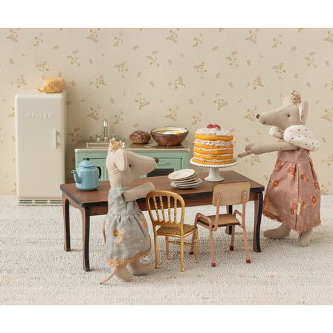 Maileg Long dining table, Mouse Mouse House furniture Maileg