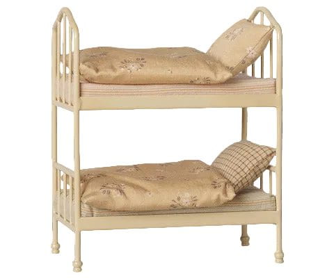 Maileg Bunk bed, Mouse - Wheat