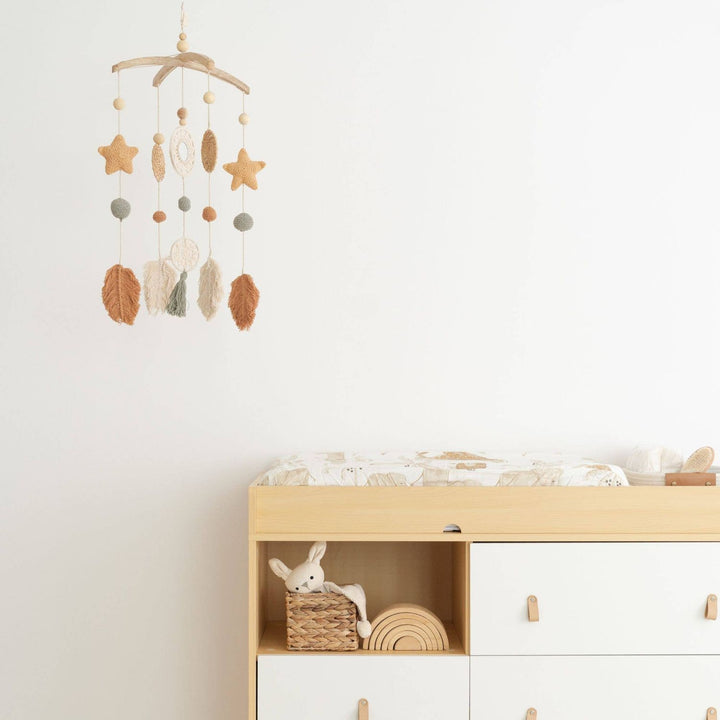 Crane Baby Willow Leaf Nursery Ceiling Hanging Decor Baby Mobiles Crane Baby