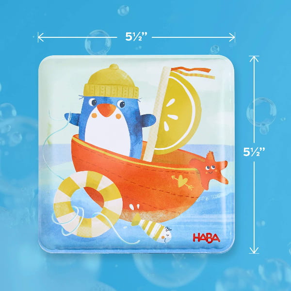 Haba Penguin Bath Book with Squeaker bath book Haba