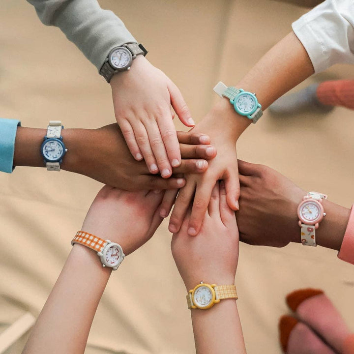 Grech &amp; Co Classic Watches | Silicone + Stainless Steel | Lille Cottage Club: Sunset Meadow Accessory GRECH &amp; CO.