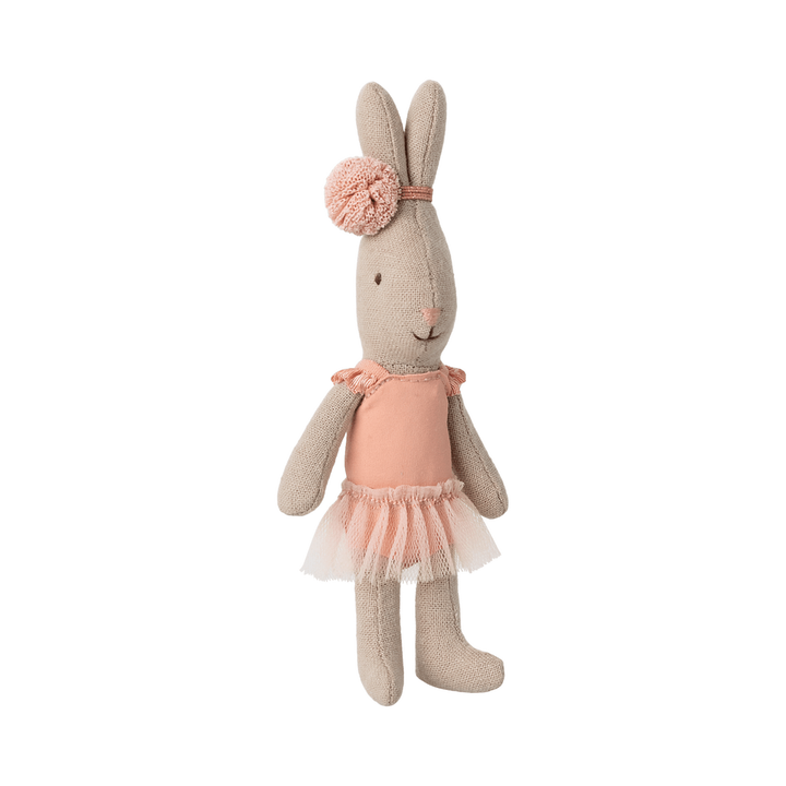 Maileg Rabbit, Micro - Ballet suit and skirt rose Rabbits &amp; Bunnies Maileg