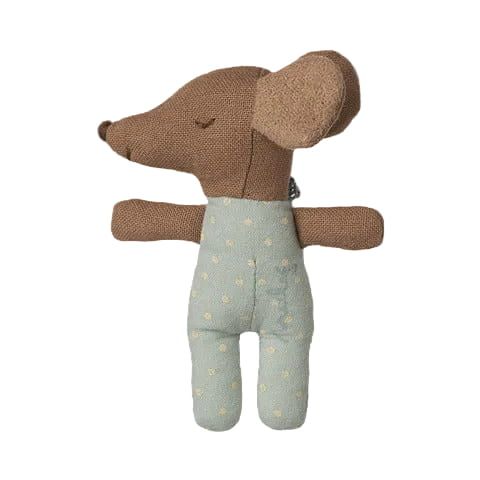 Maileg Sleepy Wakey Baby Mouse In Matchbox 2026- Blue Mice Maileg