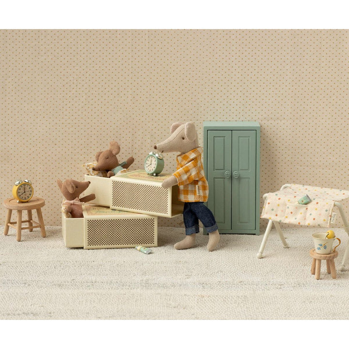 Maileg Sleepy Wakey Baby Mouse In Matchbox 2026- Rose Mice Maileg