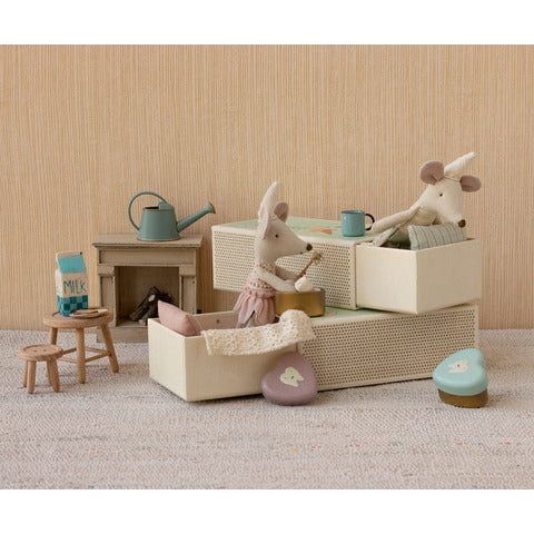 Maileg Tooth Fairy Mouse, Little Sister in Matchbox Mice Maileg