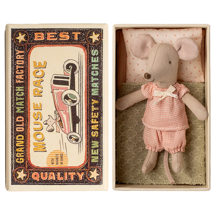 Maileg Little sister mouse in matchbox - 25&