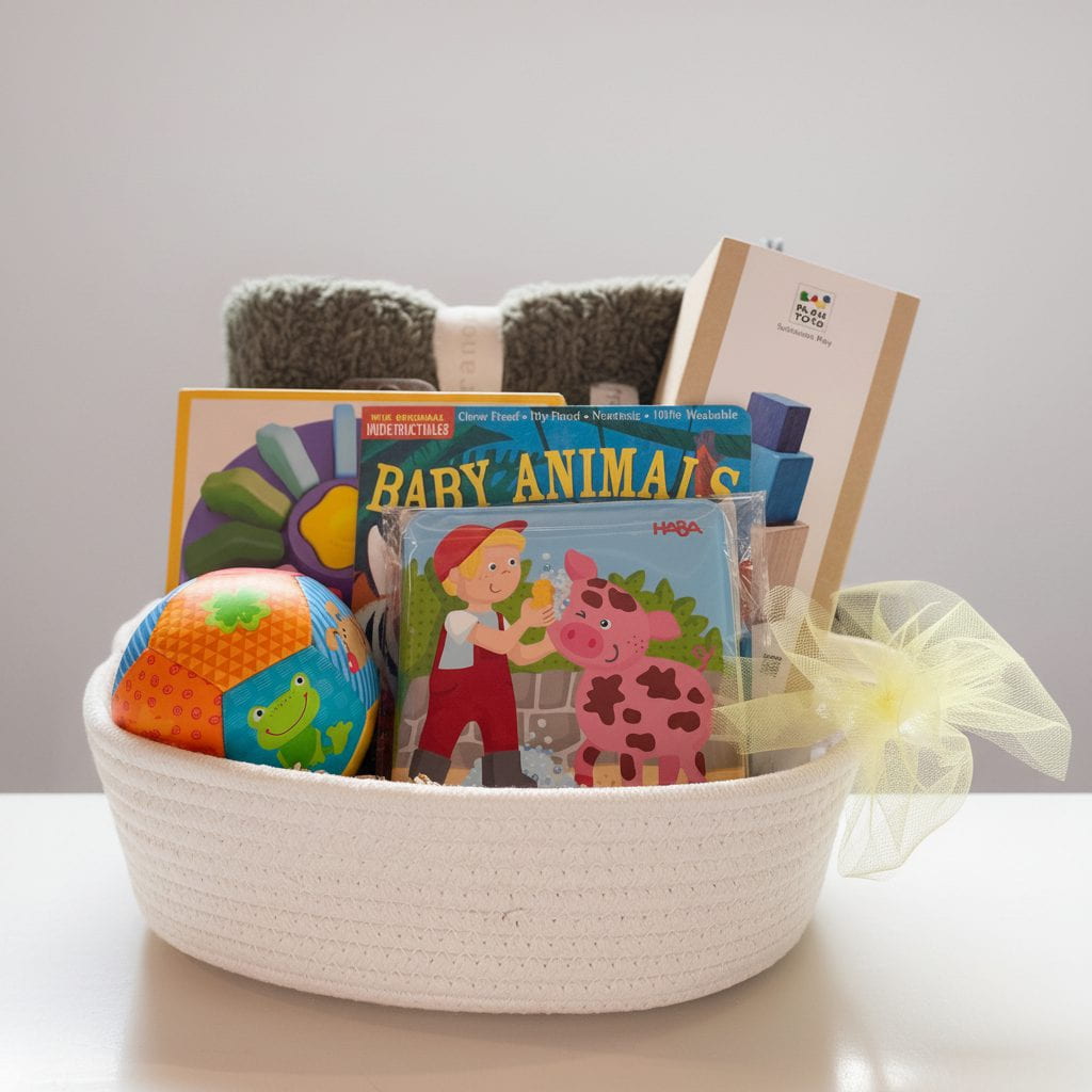 1st Birthday Gift Basket – $100 Value Children's Accessories Gift Basket