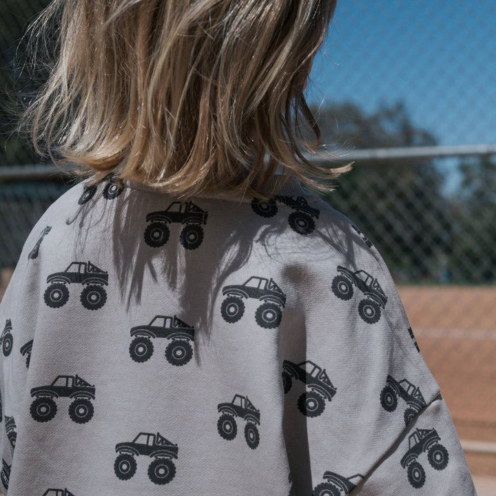 Forever French Terry Short Set | Monster Truck childrens clothing Forever French Baby