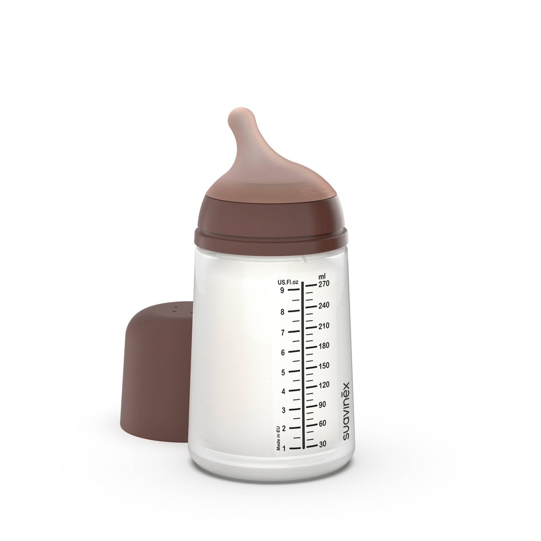 Suavinex Zerø.Zerø™ Lrg Bottle, Medium Flow Bottle Nipples Suavinex Deep