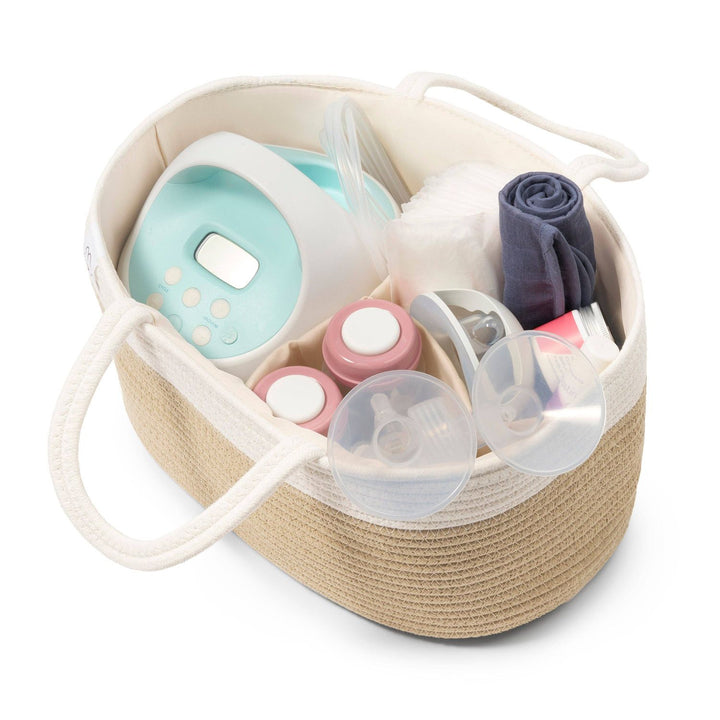 Natemia Rope Diaper Caddy Diaper Caddy Natemia Beige