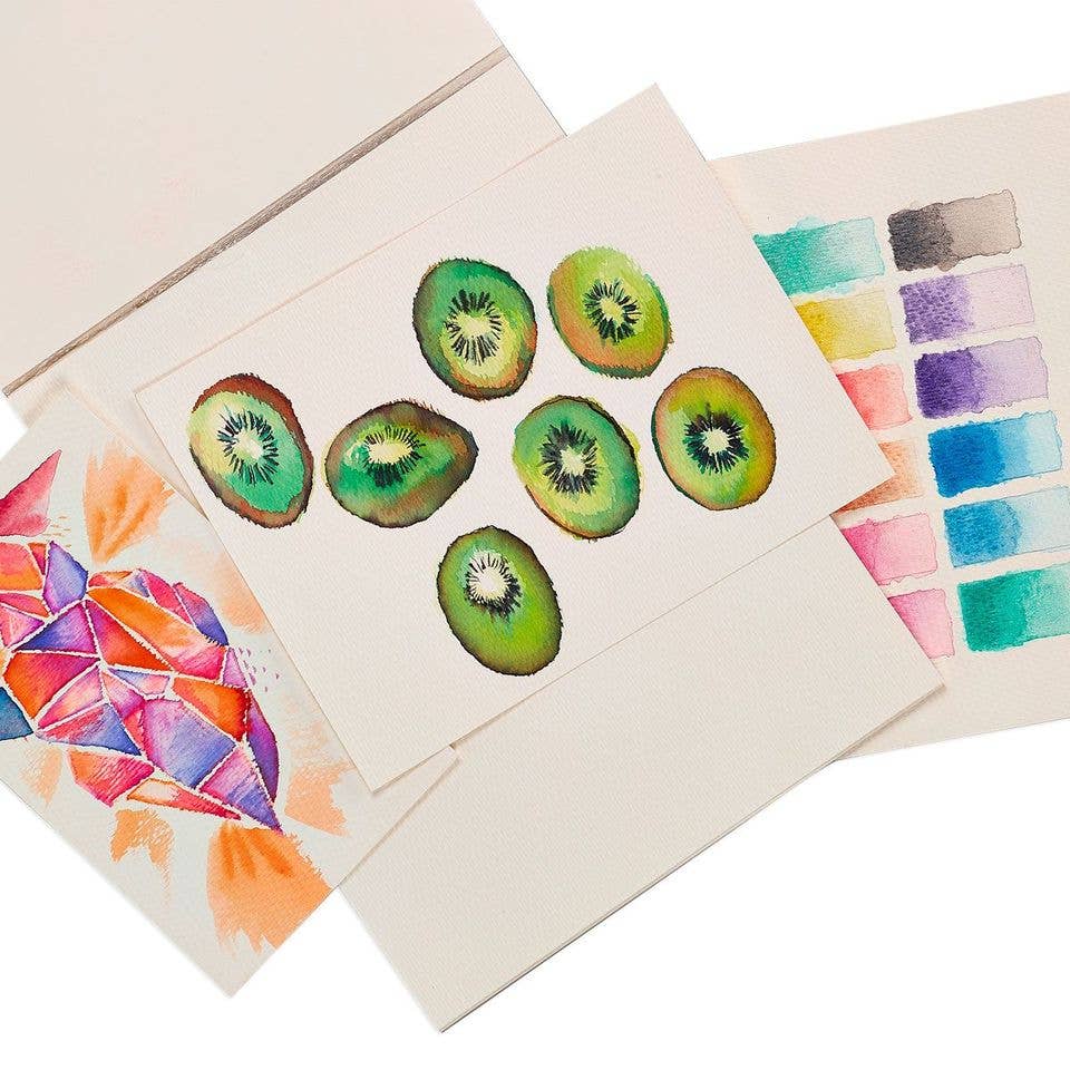 Ooly Chroma Blends: Watercolor Pad (8" x 10"; 20 Sheets) Paint Ooly