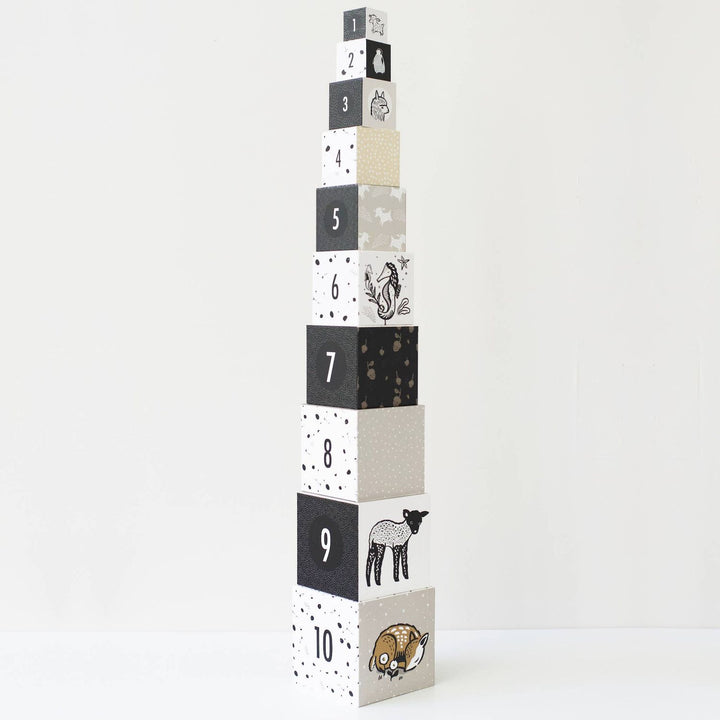 Wee Gallery Nesting Blocks - Baby Animals Blocks Wee Gallery