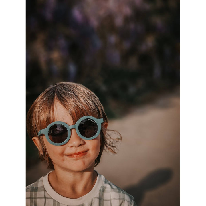 Grech &amp; Co Original Round Sustainable Sunglasses | Bendable Polarized: Laguna Sunglasses GRECH &amp; CO.