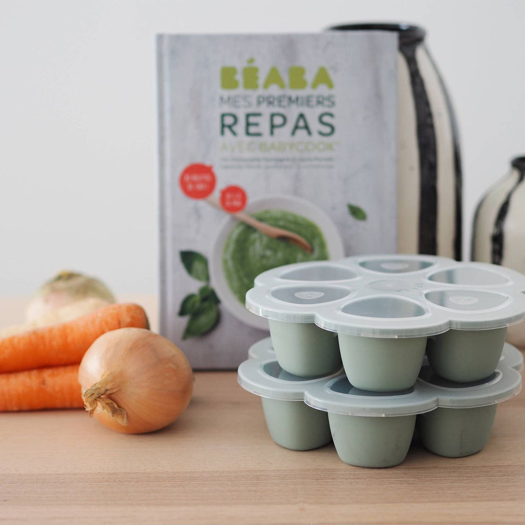 BEABA Multiportions™ 3oz Silicone Tray – Sage Feeding Béaba