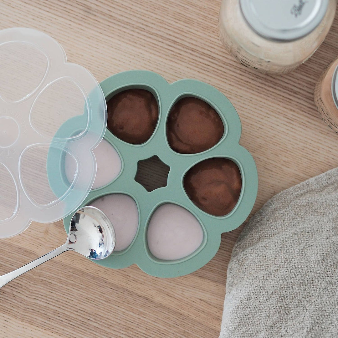 BEABA Multiportions™ 3oz Silicone Tray – Sage Feeding Béaba