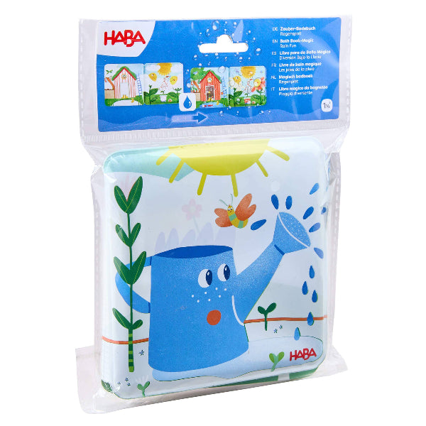 Haba Magic Rain Fun Color Changing Bath Book bath book Haba