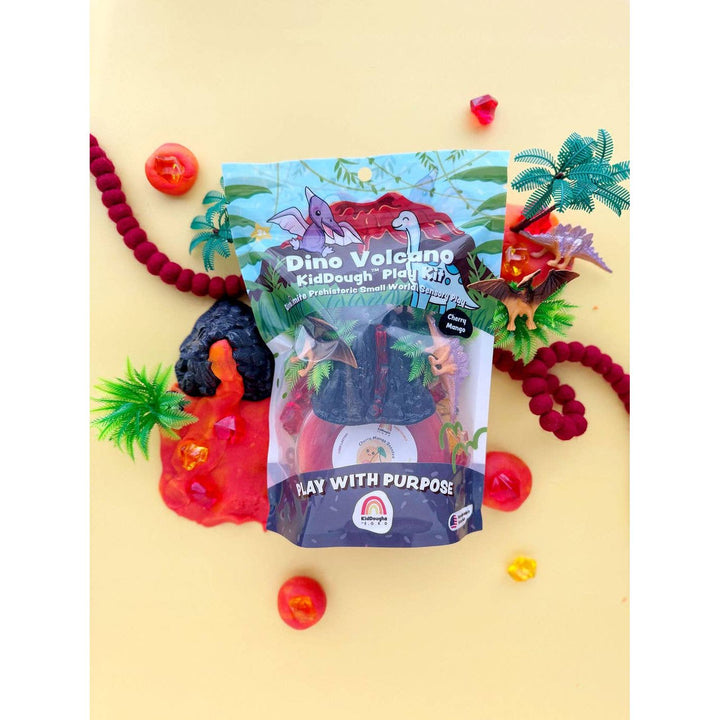 Earth Grown KidDough Dino Volcano KidDough Play Kit Clay/Dough EGKD