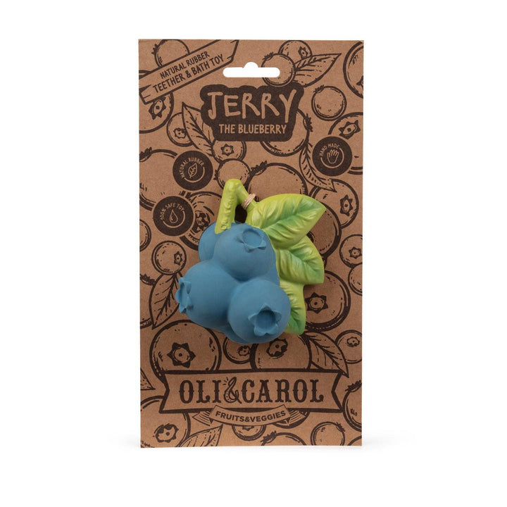 Oli &amp; Carol Jerry the Blueberry Teether Oli &amp; Carol