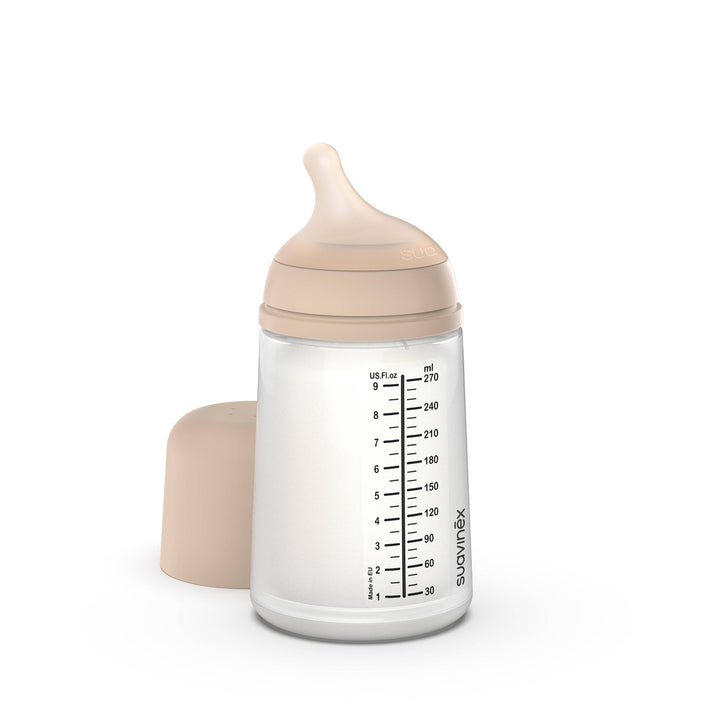 Suavinex Zerø.Zerø™ Lrg Bottle, Medium Flow Bottle Nipples Suavinex Light