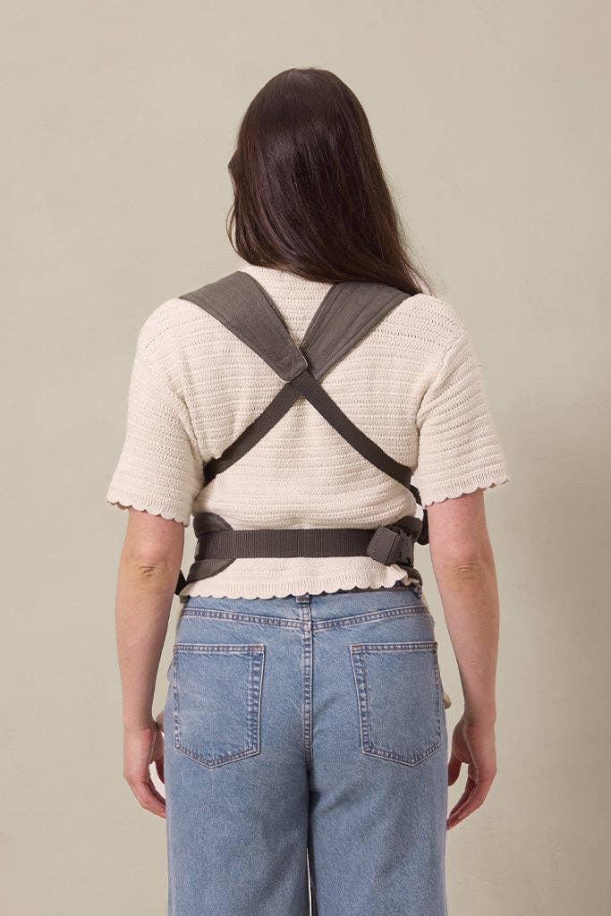 Solly Baby Charcoal Toile Soft Buckle Carrier