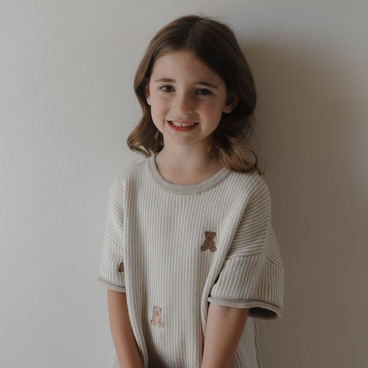 Forever French Knit Short Set- Teddy Forever French Baby