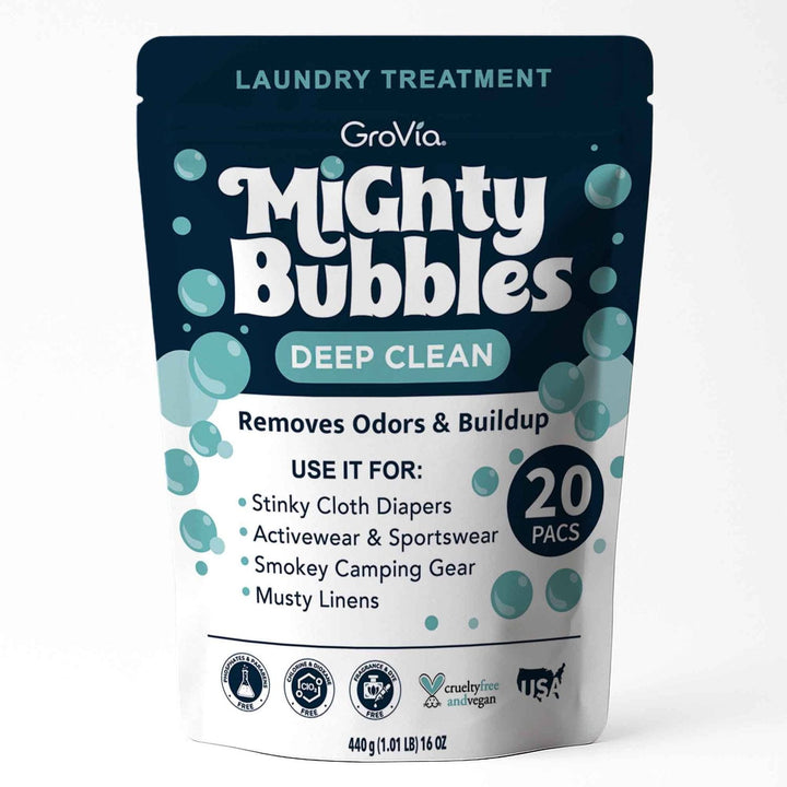Grovia Mighty Bubbles Laundry Treatment 20 count Accessories &amp; Laundry GroVia