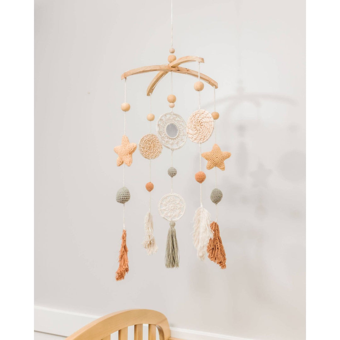 Crane Baby Willow Leaf Nursery Ceiling Hanging Decor Baby Mobiles Crane Baby