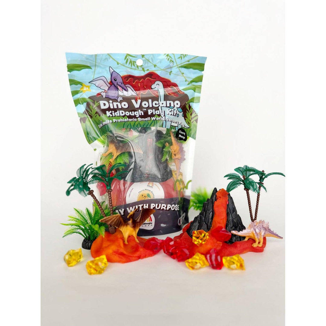Earth Grown KidDough Dino Volcano KidDough Play Kit Clay/Dough EGKD
