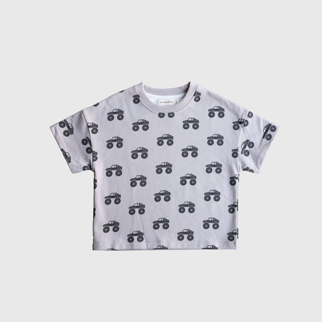 Forever French Terry Short Set | Monster Truck childrens clothing Forever French Baby