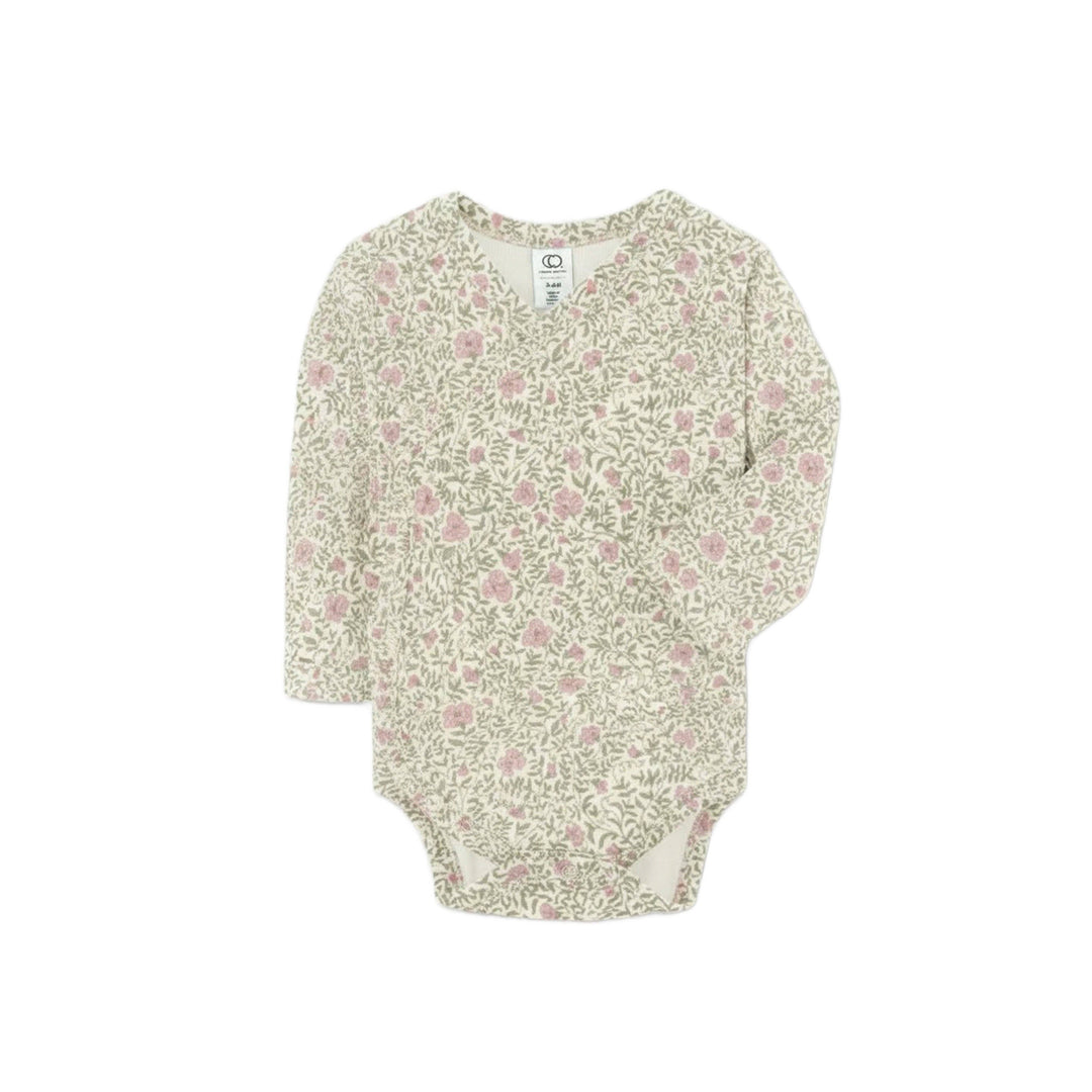 Colored Organics Kai Kimono Bodysuit - Janice Floral Bodysuit Colored Organics