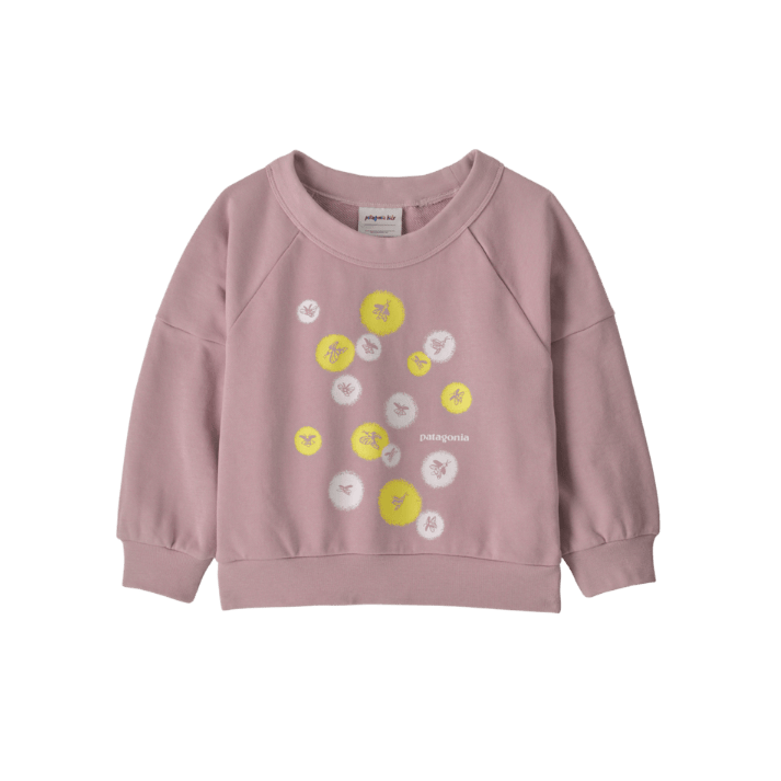 Patagonia Spring 2026 Baby Crew Sweatshirt Sweatshirt Patagonia Fireflies- Quiet Violet 6 Months
