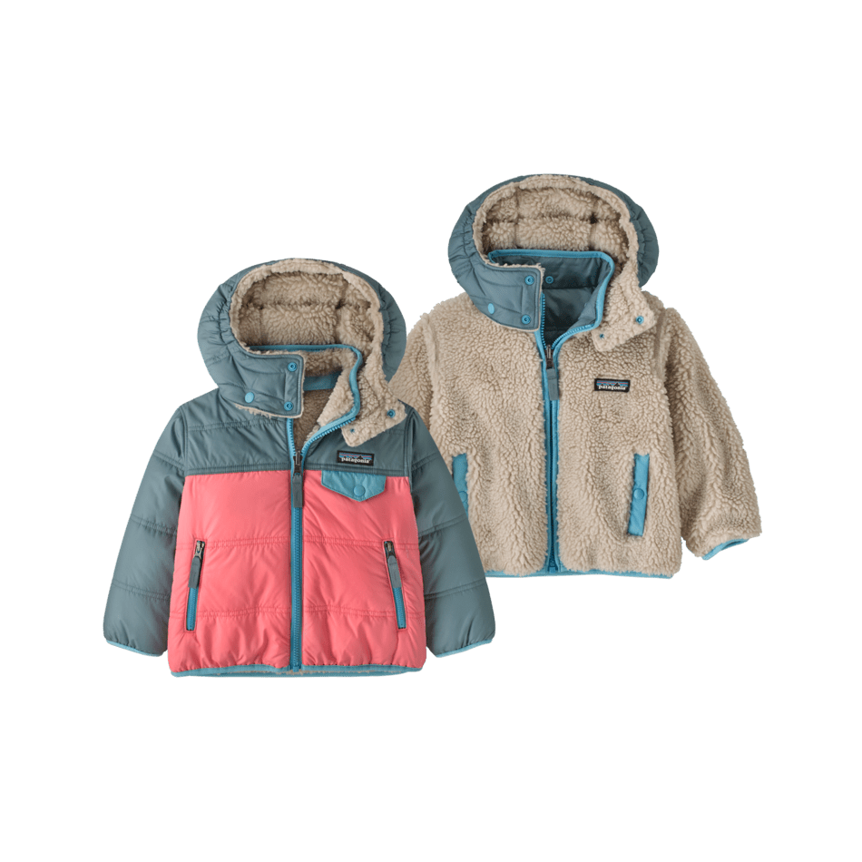 Fall 2026 Patagonia Baby Reversible Tribbles Hoody Baby Jacket Patagonia Pickled Pink 6 months