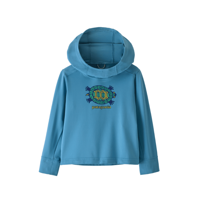 Patagonia Spring 2026 Baby Cap SW Hoody Sun &amp; Insect Protection Patagonia Island Turtle- Shore Blue 12 Months