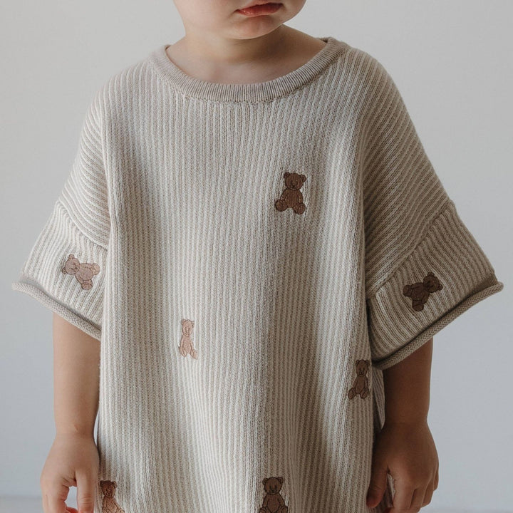 Forever French Knit Short Set- Teddy Forever French Baby