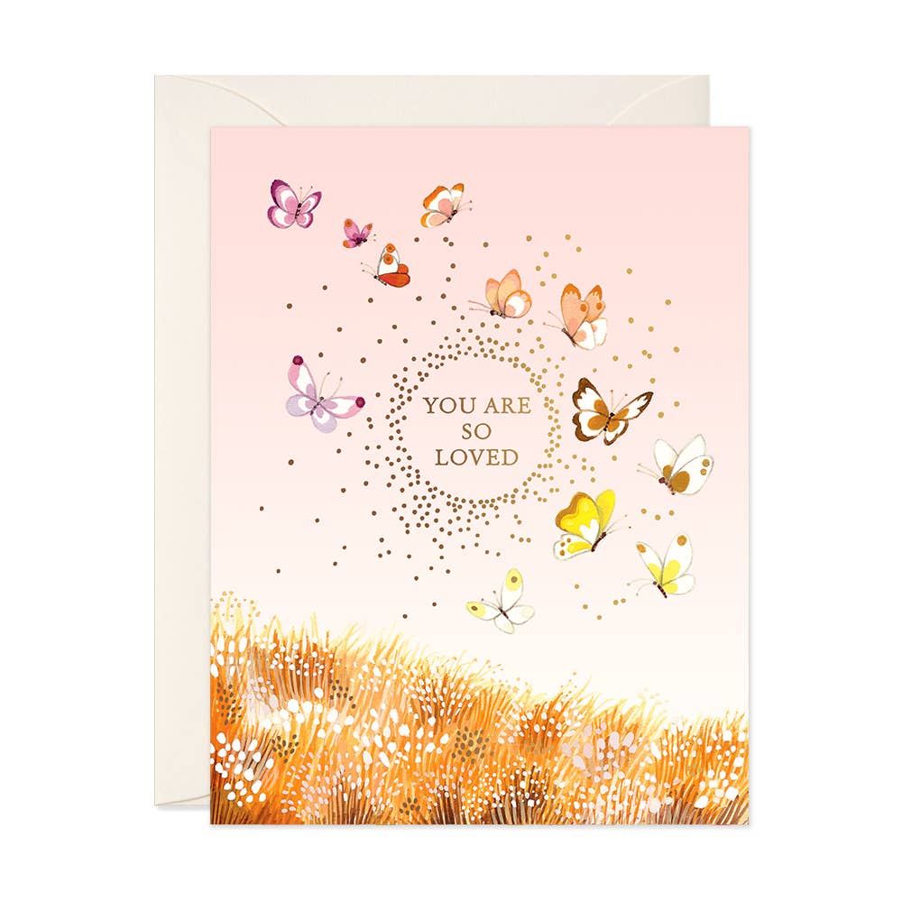 Butterfly So Loved Greeting Card Greeting Card JooJoo Paper