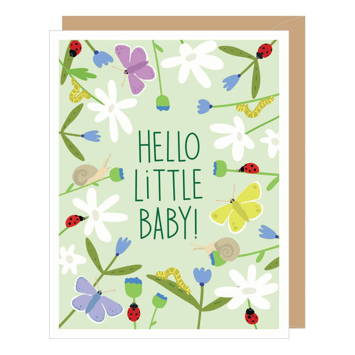 Lady Bug New Baby Congratulations Card Greeting Card Apartment 2