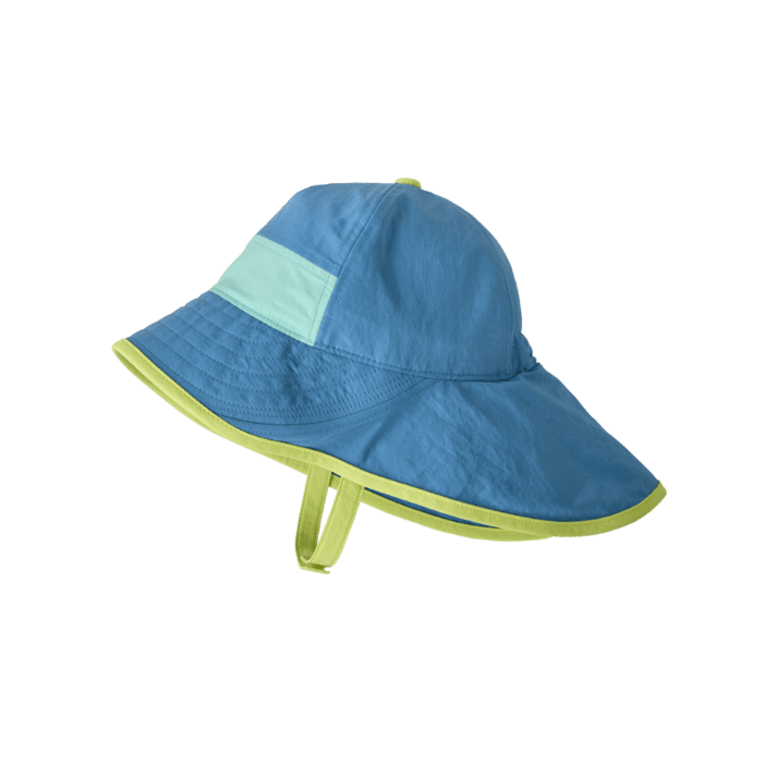 Patagonia - Spring 2026 Baby Block-the-Sun Hat Baby &amp; Toddler Hats Patagonia Shore Blue 3M