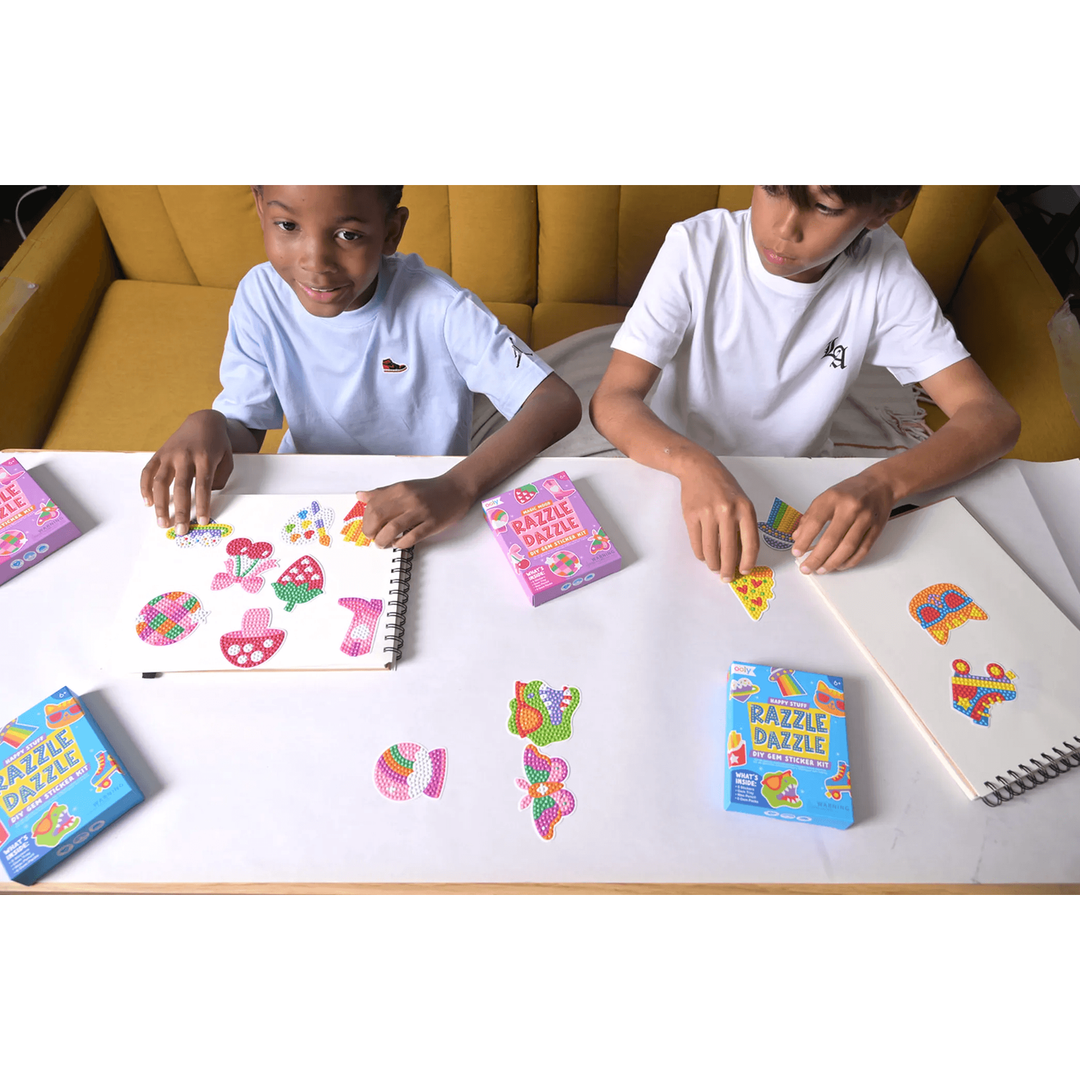 Ooly Mini Razzle Dazzle DIY Gem Sticker Kit - Magic Mood Art Kit Ooly