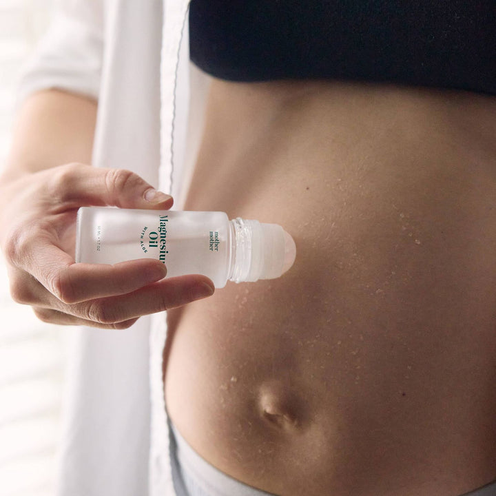 Mother Mother Magnesium Oil + Aloe, Rose Quartz Roller Natural Toiletries Mother Mother