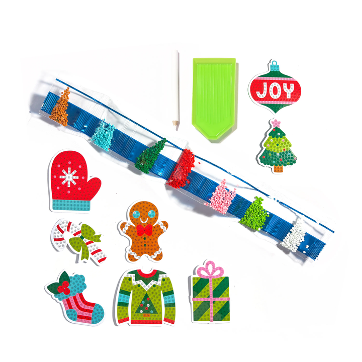 Ooly Mini Razzle Dazzle DIY Gem Sticker Kit - Jingle &amp; Joy Art &amp; Craft Ooly