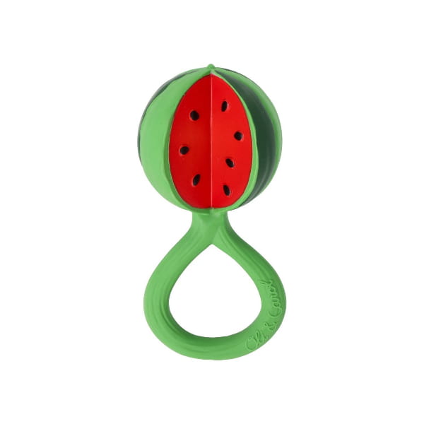Oli &amp; Carol Watermelon Rattle Toy baby rattle Oli &amp; Carol