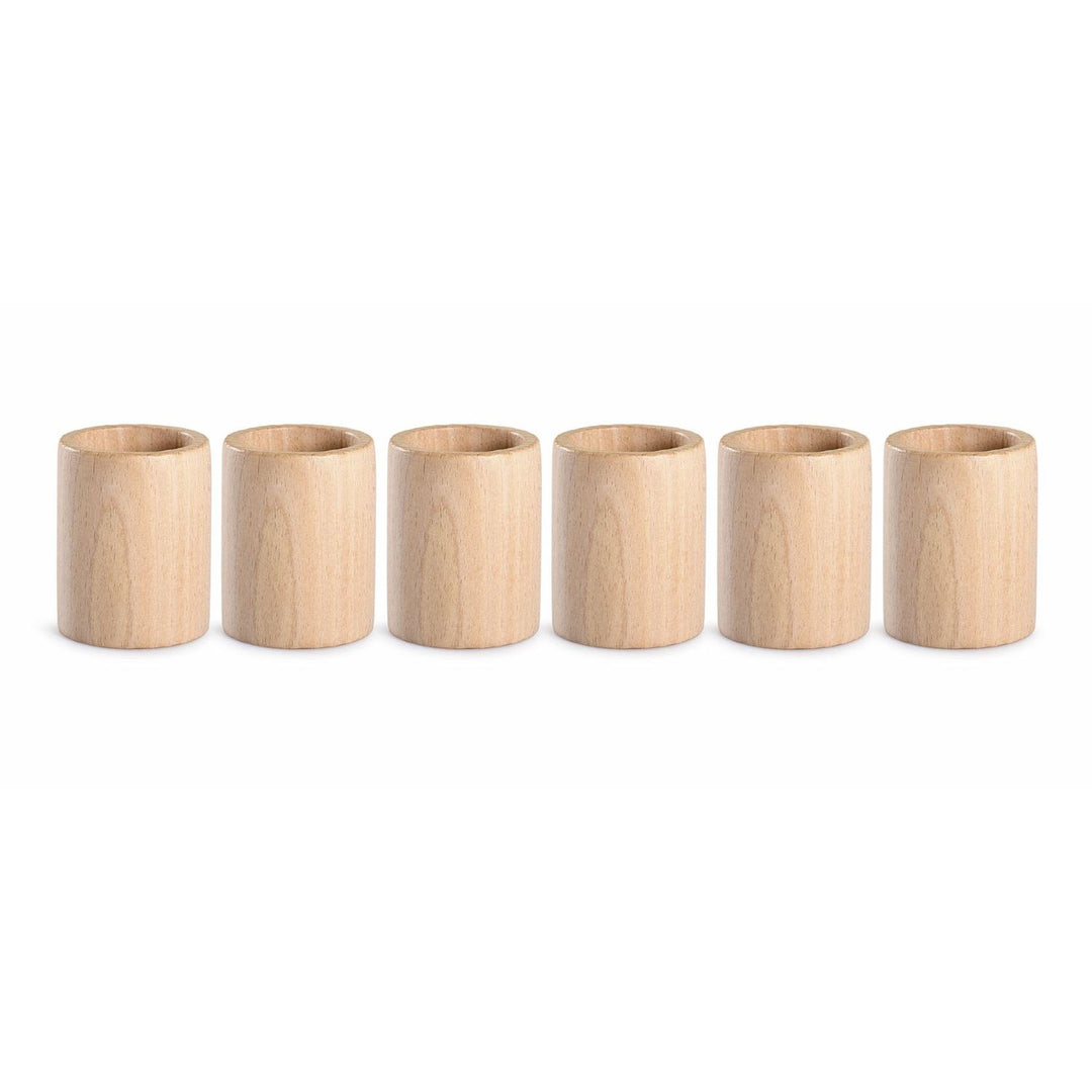 Grapat 6 Natural Cups Wooden Toys Grapat