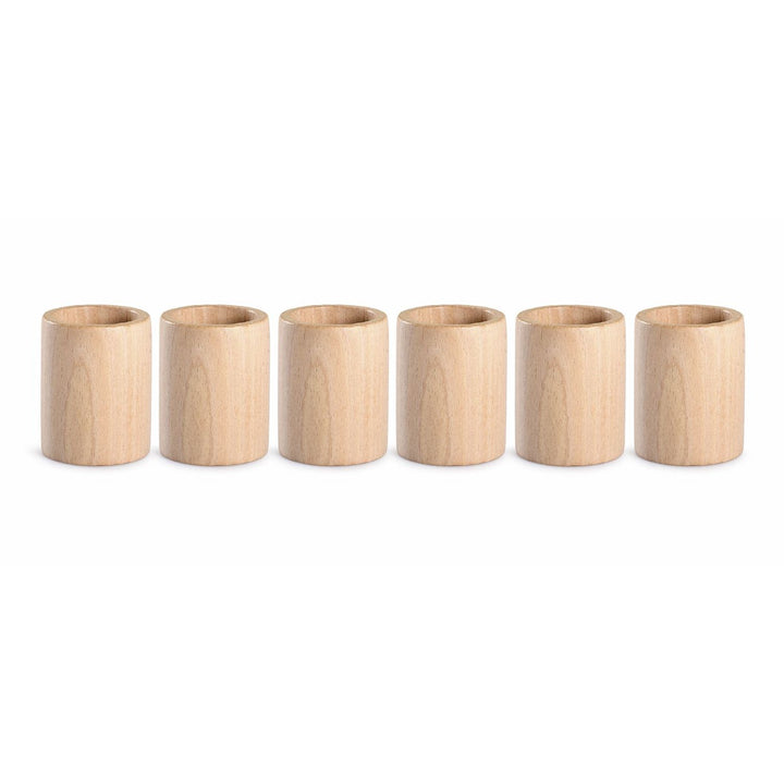 Grapat 6 Natural Cups Wooden Toys Grapat