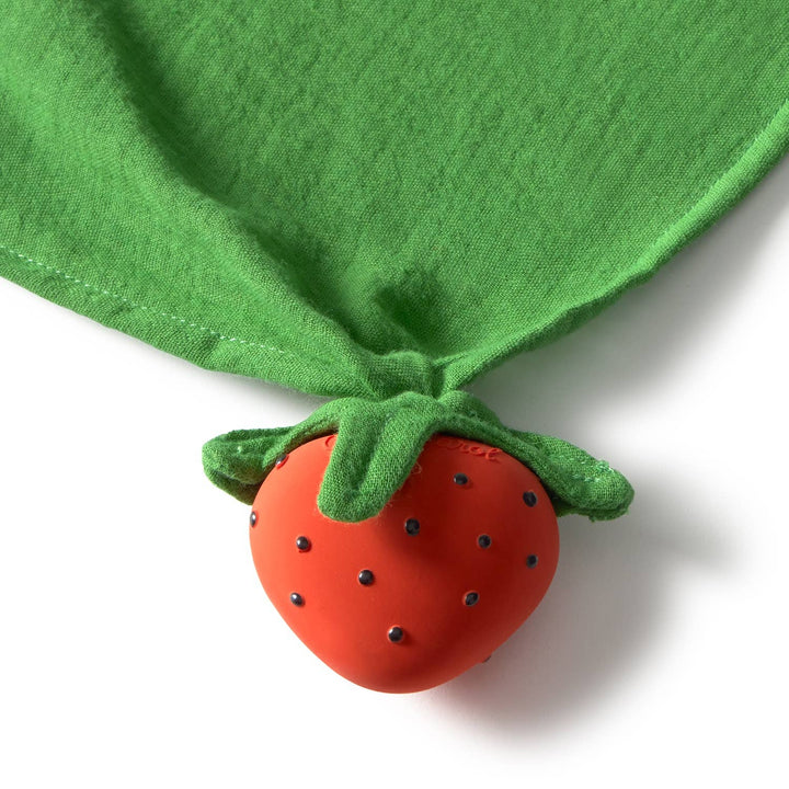 Oli &amp; Carol Sweetie the Strawberry Big Doudou Teether Oli &amp; Carol
